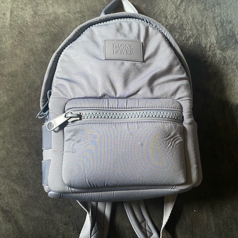 Dagne Dover blue mini Backpack with Modern Design